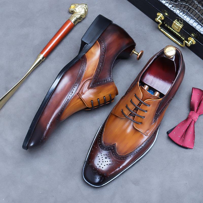 Opp France Brown Derby Oxfords