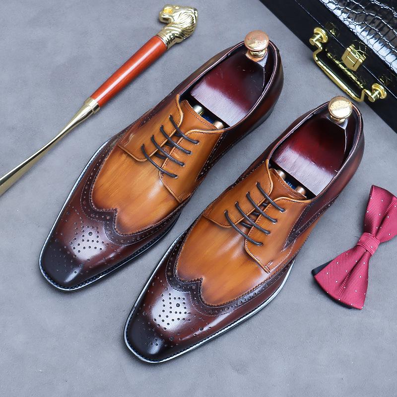 Opp France Brown Derby Oxfords