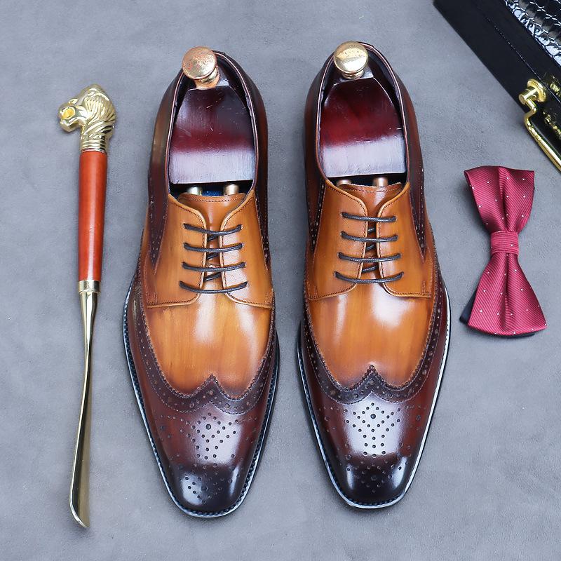 Opp France Brown Derby Oxfords