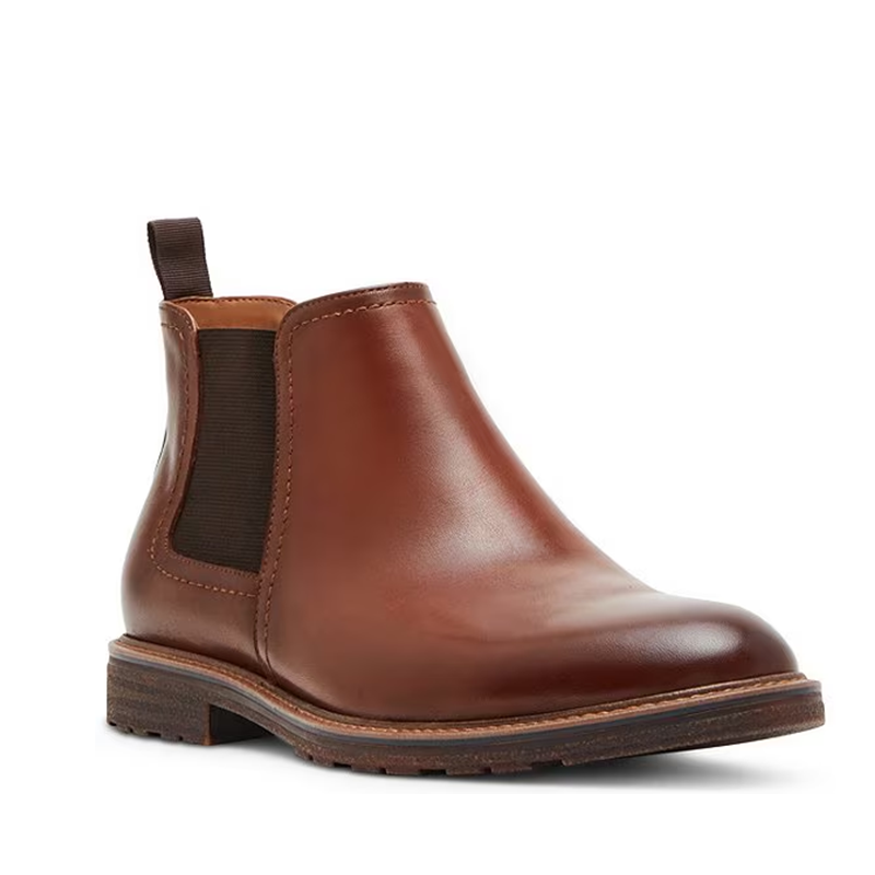 opp france brown high top casual men’s ankle boots