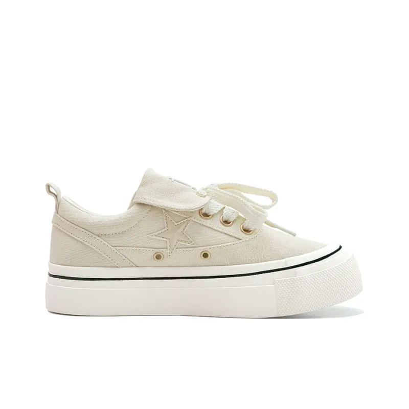 Opp France Canvas Star Lace-up Unisex Casual Shoes