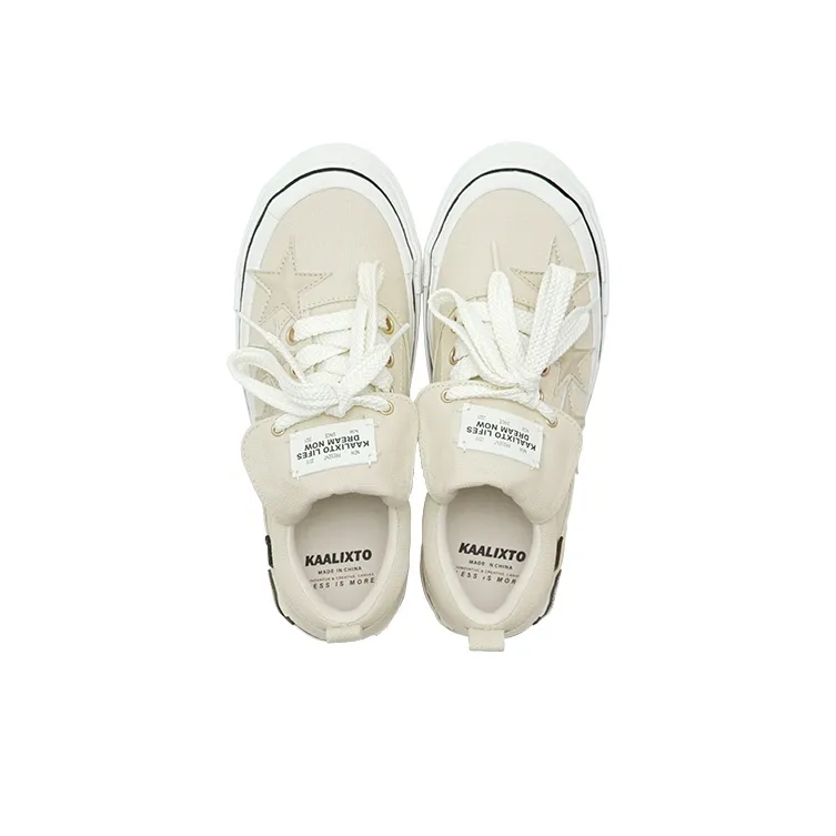 Opp France Canvas Star Lace-up Unisex Casual Shoes