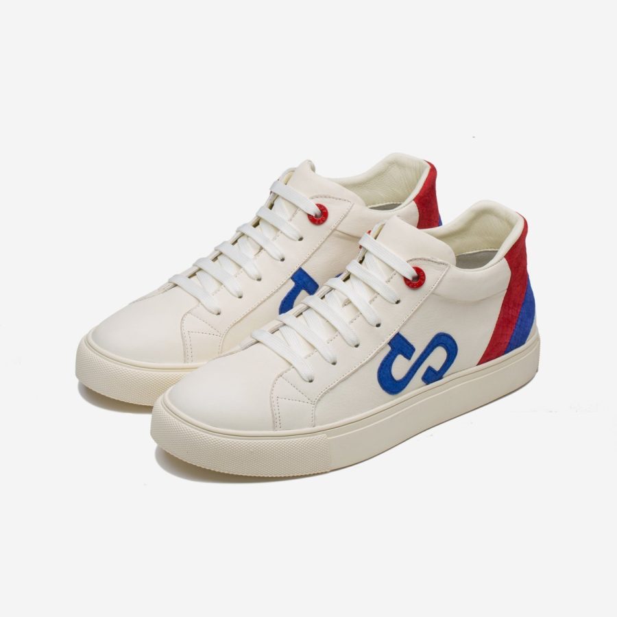 Opp France Casual High-Top Shoes White