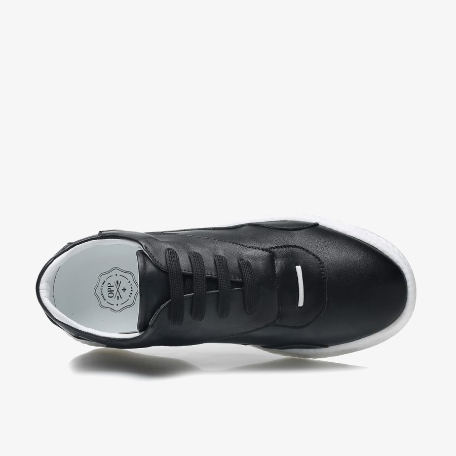 Opp France Casual Lace-Up Shoes Black