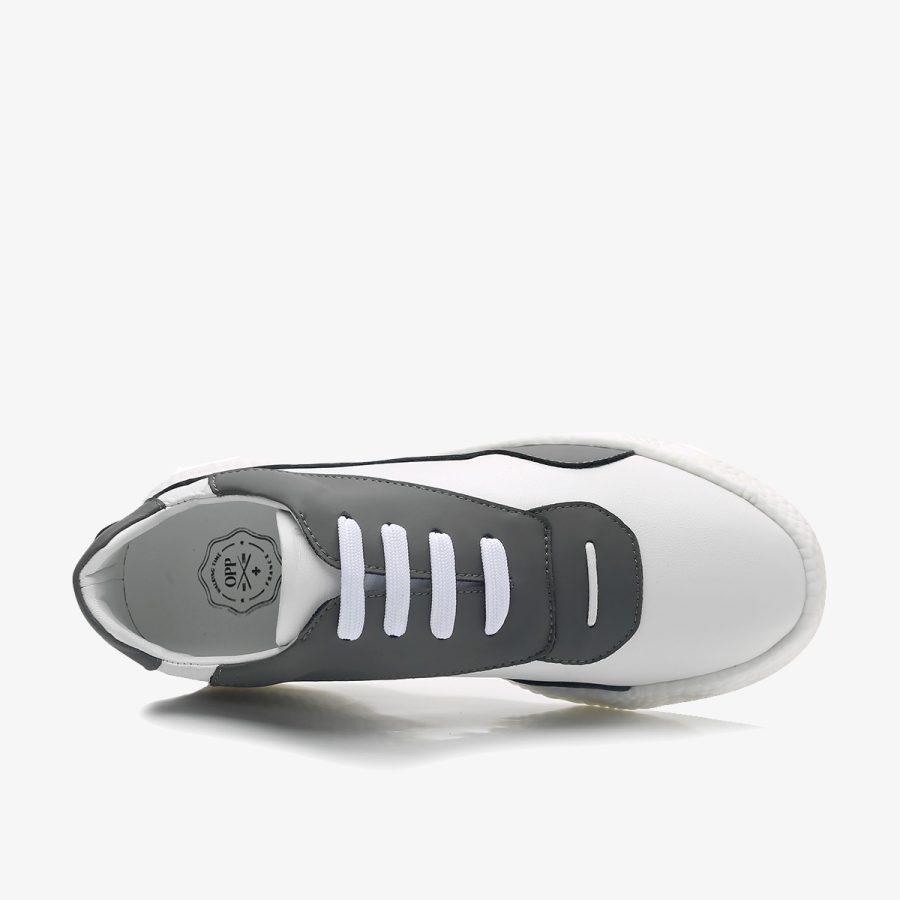 Opp France Casual Lace-Up Shoes Grey