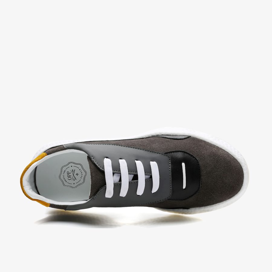Opp France Casual Lace-Up Shoes Grey