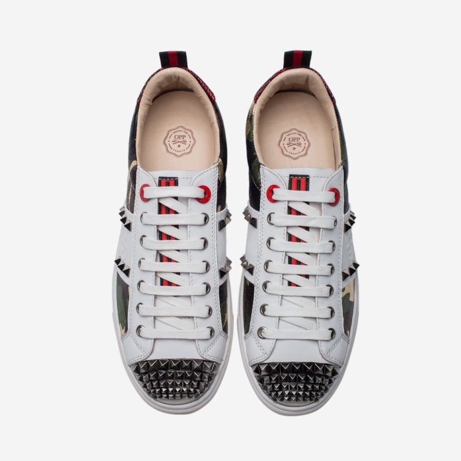 Opp France Casual Lace-Up Shoes White