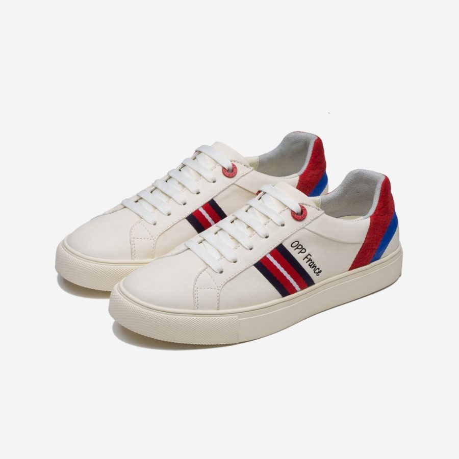 Opp France Casual Lace-Up Shoes White