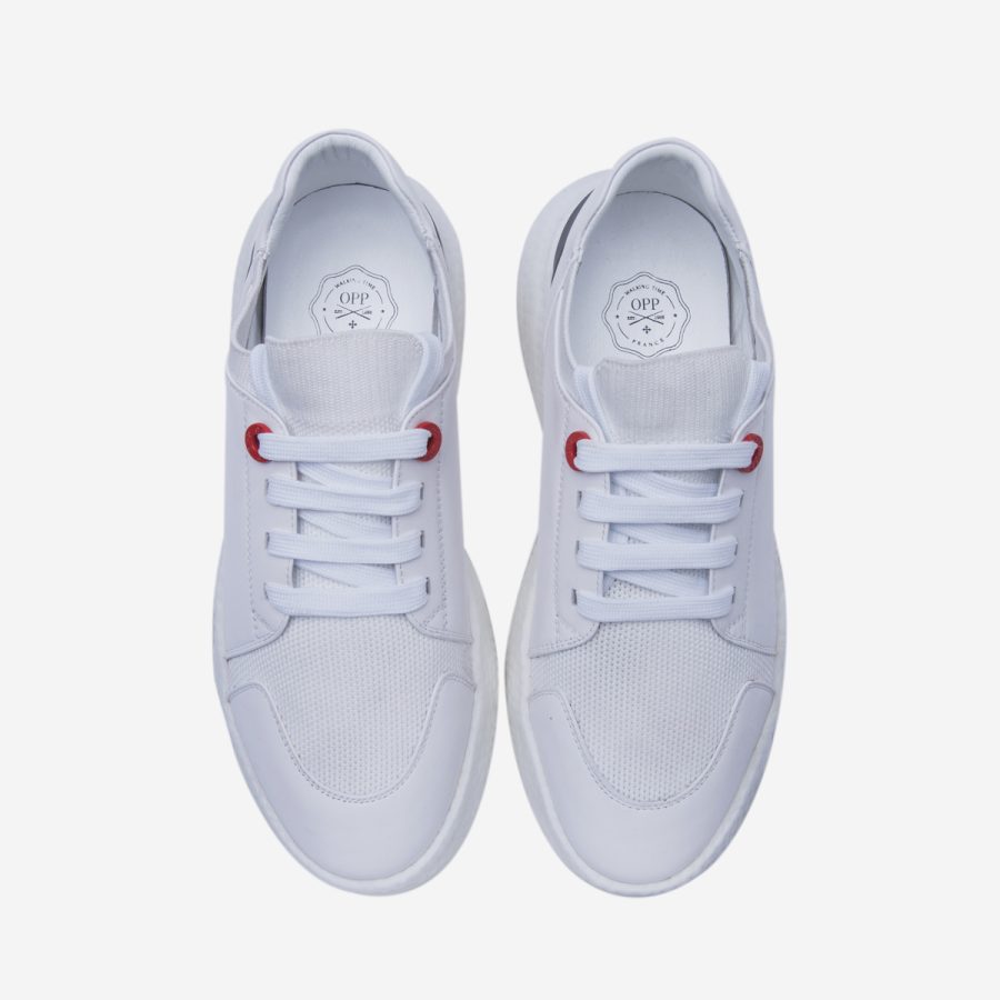 Opp France Casual Lace-Up Shoes White