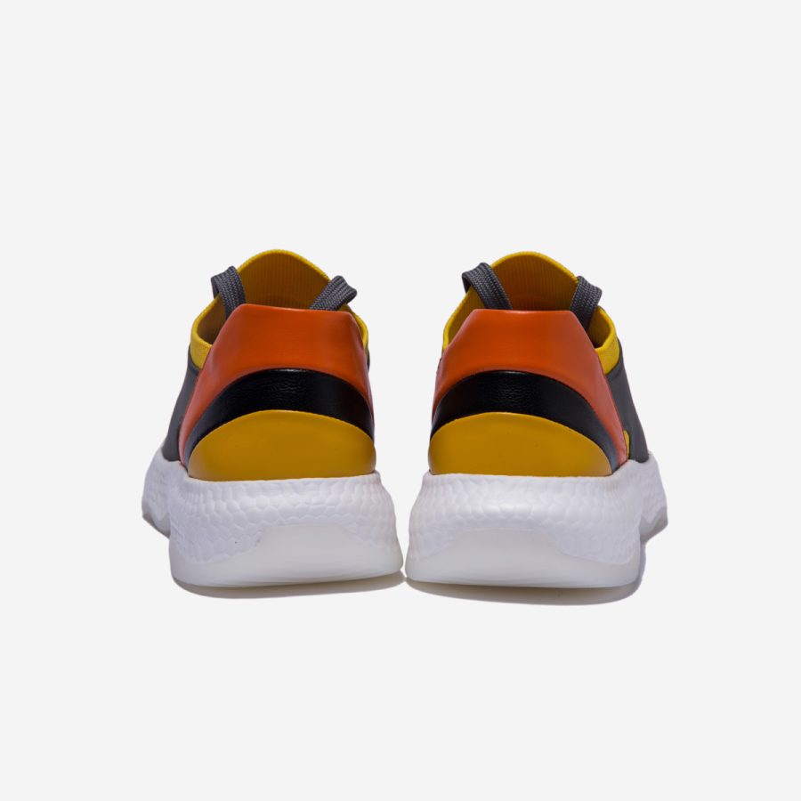 Opp France Casual Lace-Up Shoes Yellow