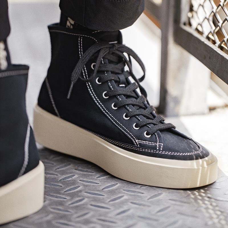 Opp France Classic High Top Casual Shoes Black