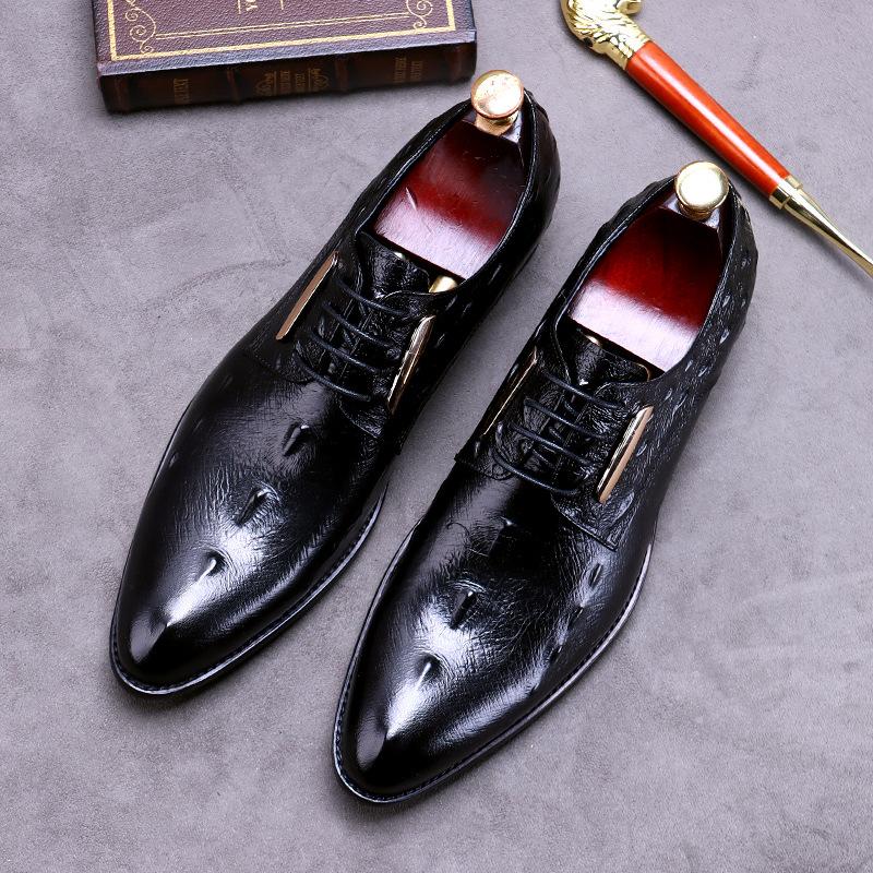 Opp France Crocodile Pattern Oxfords