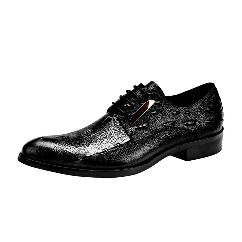 opp france Crocodile Pattern Oxfords