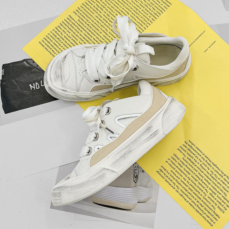 Opp France Dirty Platform Flat Casual Shoes