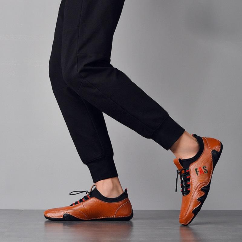 Opp France FAS Men Leather Casual Shoes