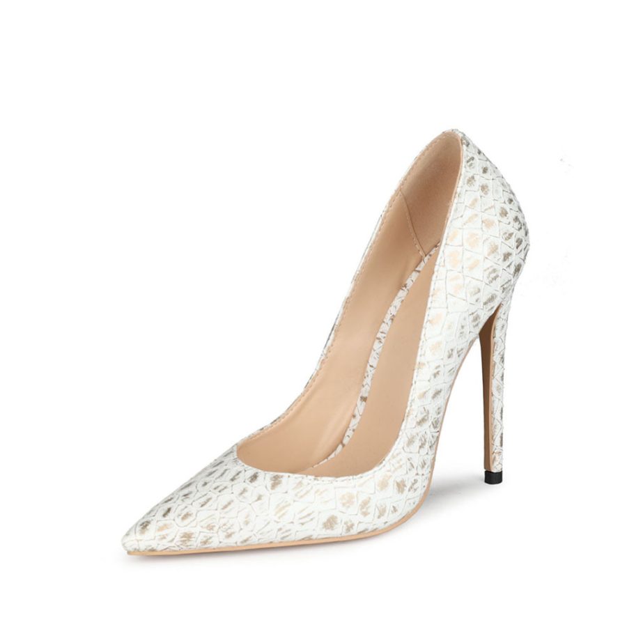 Opp France Fish Scales Stiletto Heels
