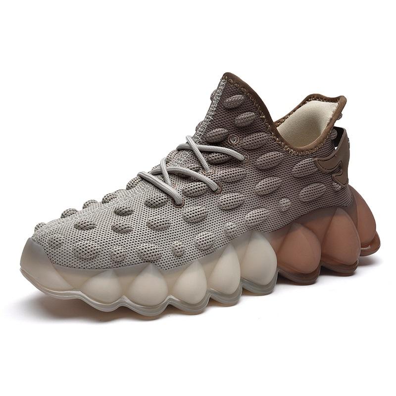 Opp France Gradient Toe Lightweight Sneakers Brown