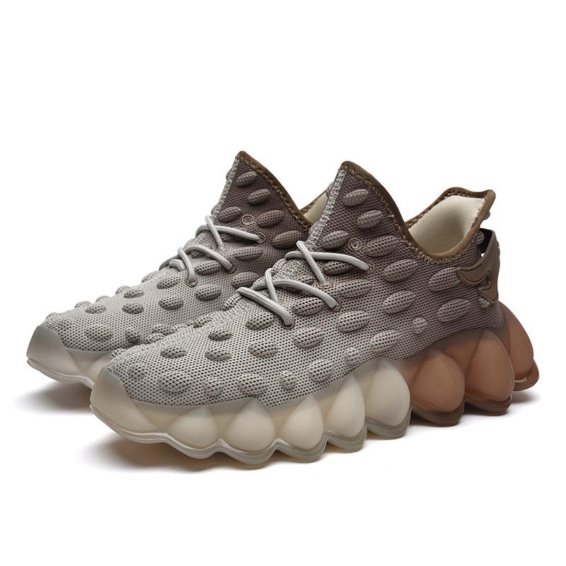 Opp France Gradient Toe Lightweight Sneakers Brown