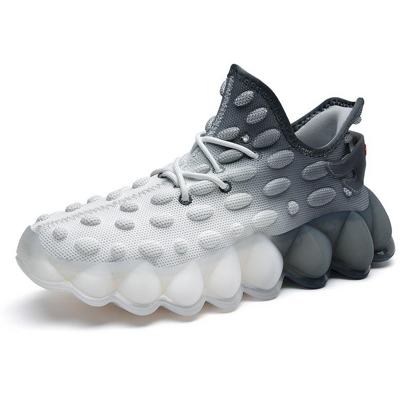 Opp France Gradient Toe Lightweight Sneakers White