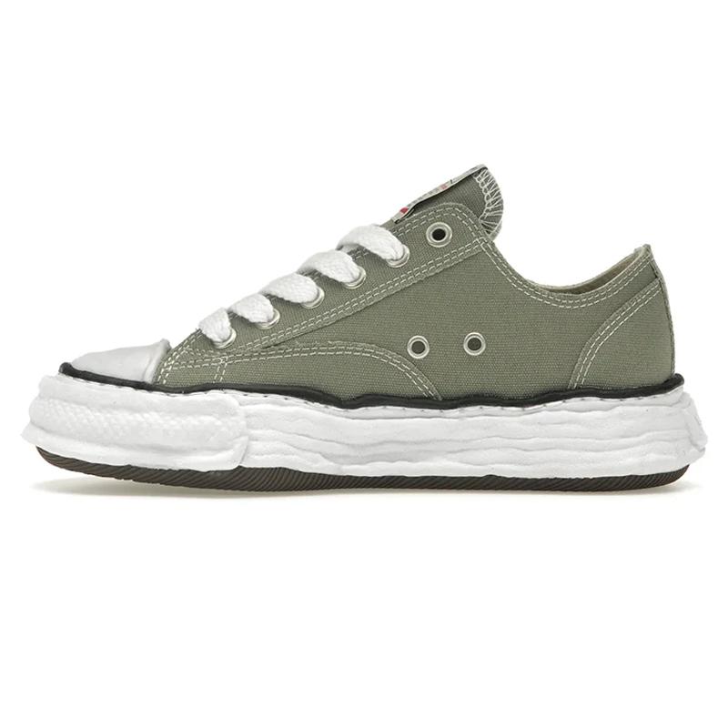 Opp France Green Canvas Shoes Unisex Casual Shoes