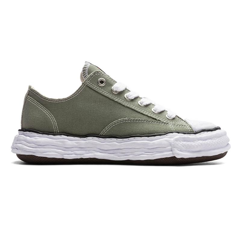 opp france Green canvas shoes unisex casual shoes