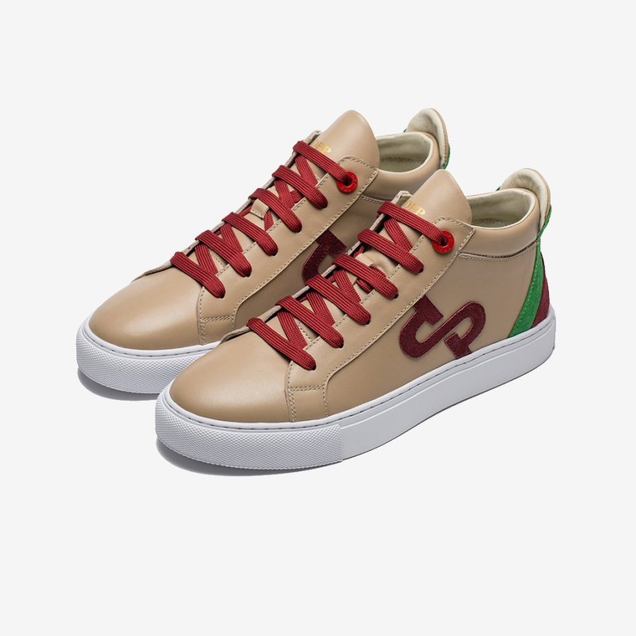 Opp France High-Top Shoes Khaki
