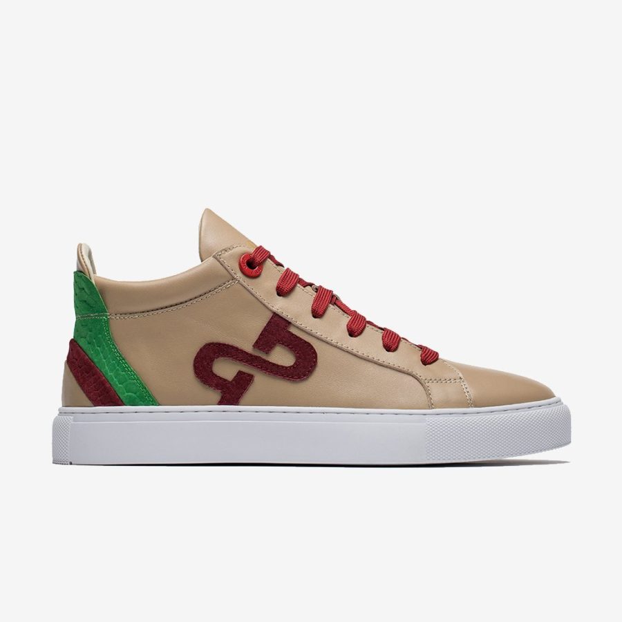 opp france High-Top Shoes Khaki