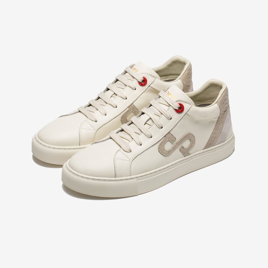 Opp France High-Top Shoes White