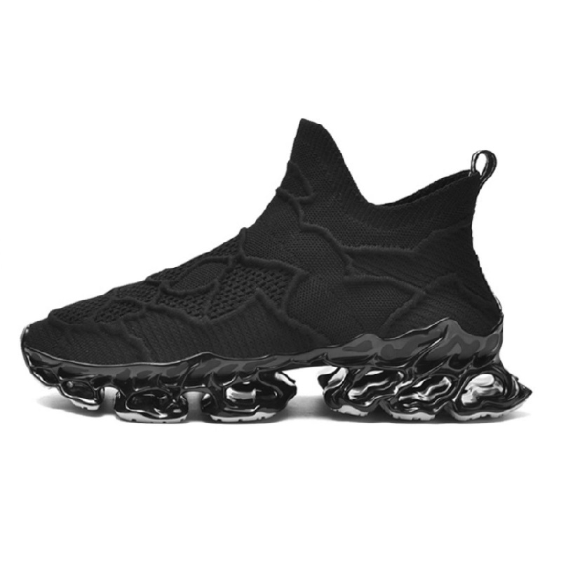 opp france High Top Slip-On Sneakers Black