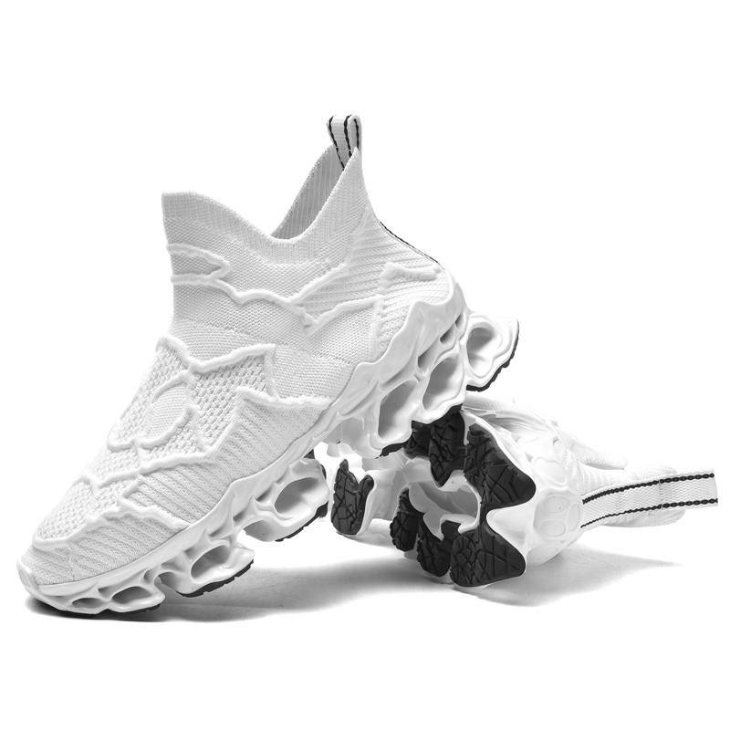 Opp France High Top Slip-On Sneakers White