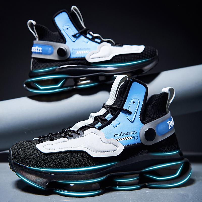 Opp France Lace-up Basketball Socks Sneakers Black