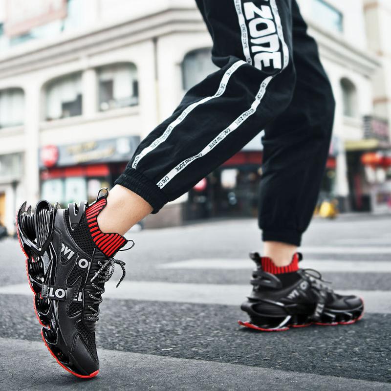 Opp France Lace-up Blade Sneakers Black