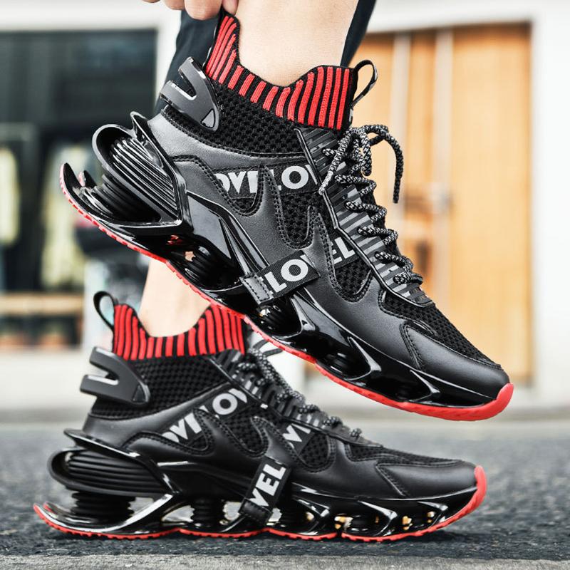Opp France Lace-up Blade Sneakers Black