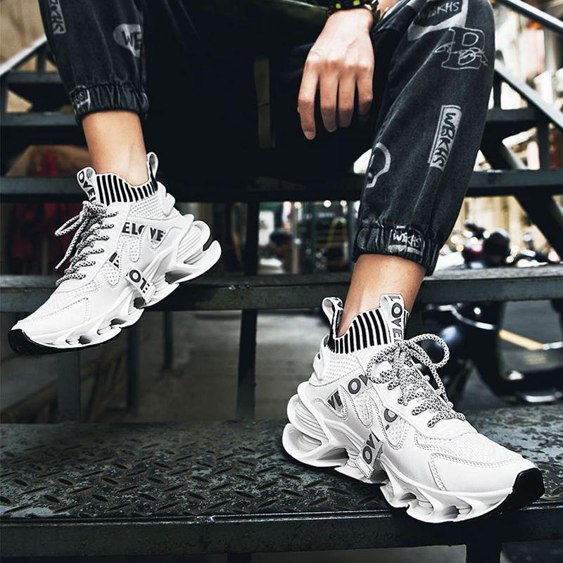 Opp France Lace-up Blade Sneakers White