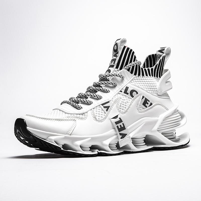 Opp France Lace-up Blade Sneakers White