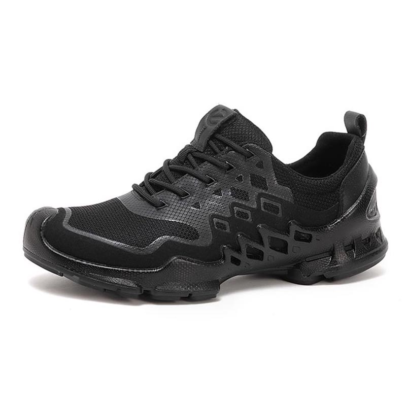 opp france Lace-up Breathable Sneakers Black