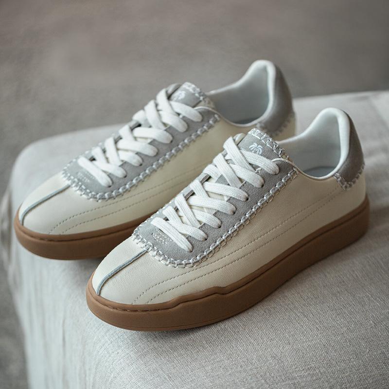 Opp France Lace-up Breathable Vintage Casual Shoes