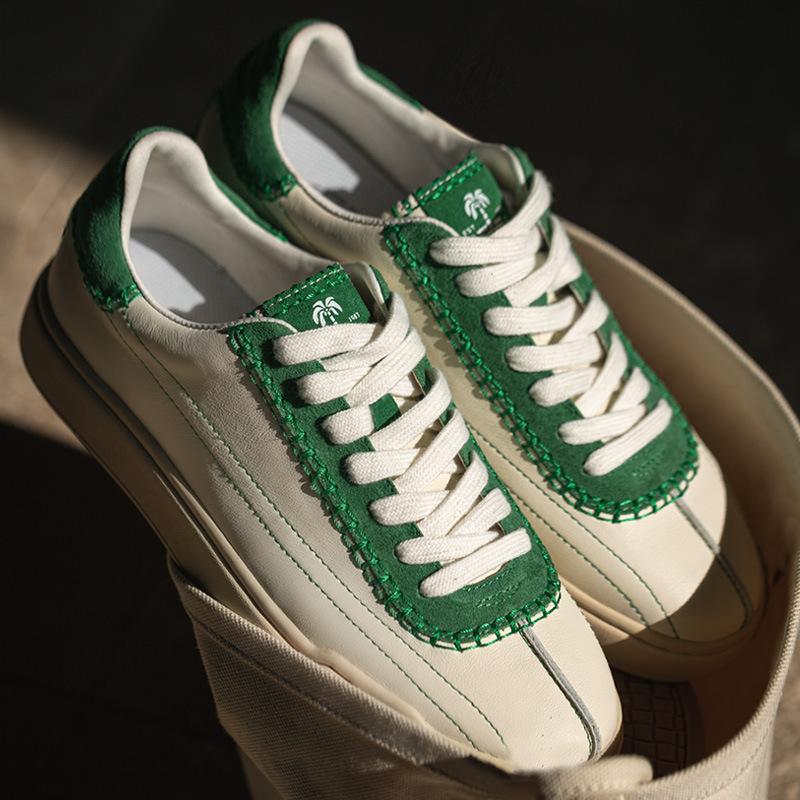 Opp France Lace-up Breathable Vintage Casual Shoes