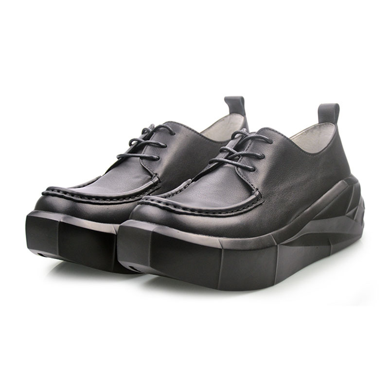 Opp France Lace-up British Platform Oxfords