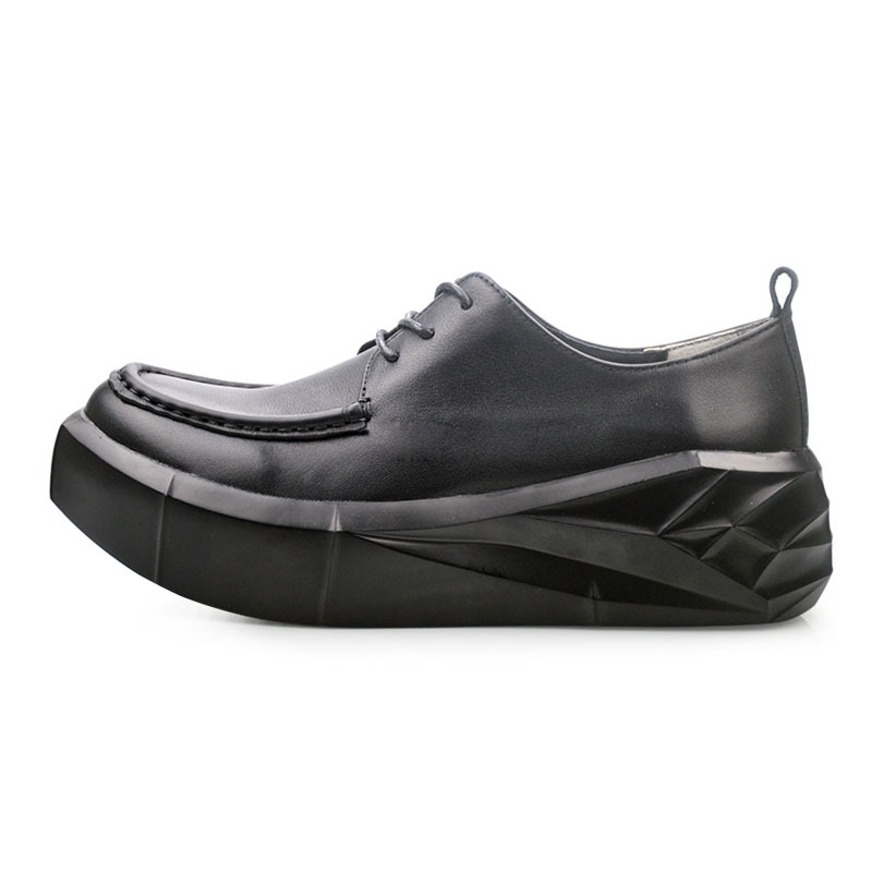 opp france Lace-up British Platform Oxfords