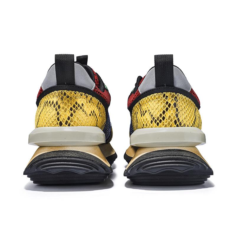 Opp France Lace-up Color Block Sneakers