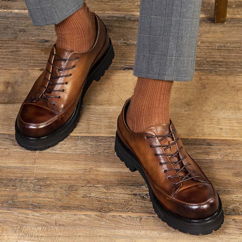 Opp France Lace-up England Retro Oxfords