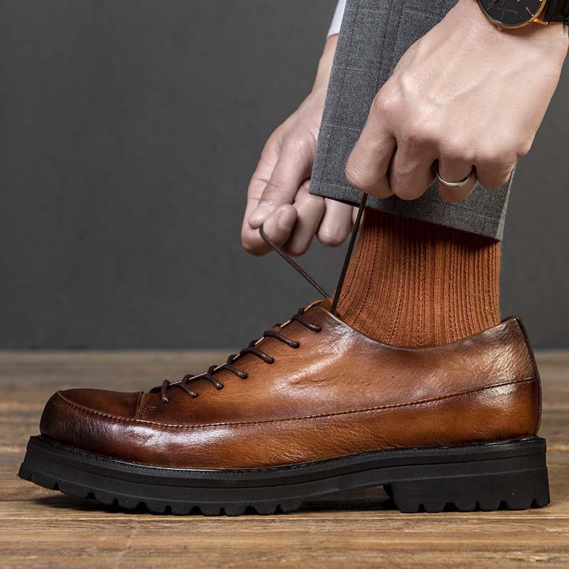 Opp France Lace-up England Retro Oxfords