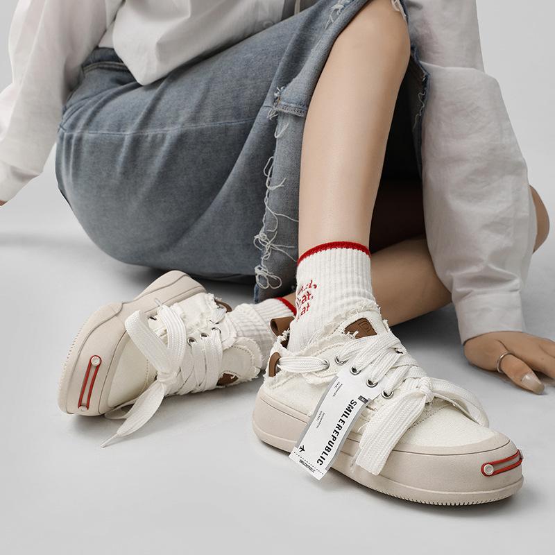 Opp France Lace-up Front Platform Casual Shoes