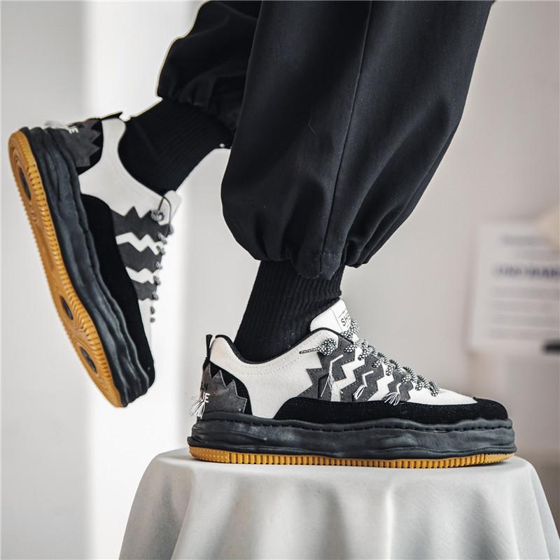 Opp France Lace-up Platform Sneakers White