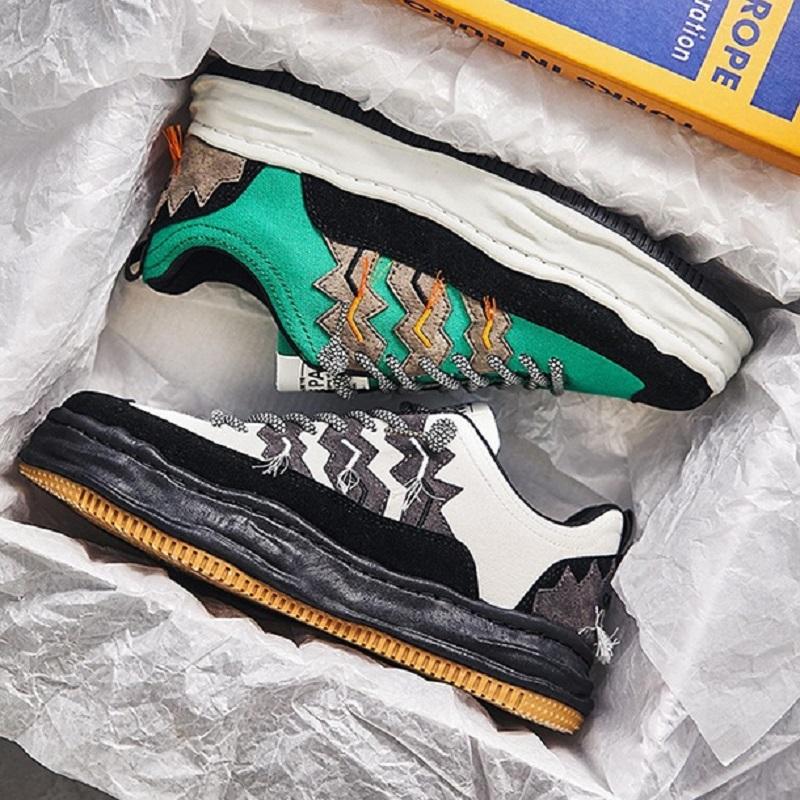 Opp France Lace-up Platform Sneakers White