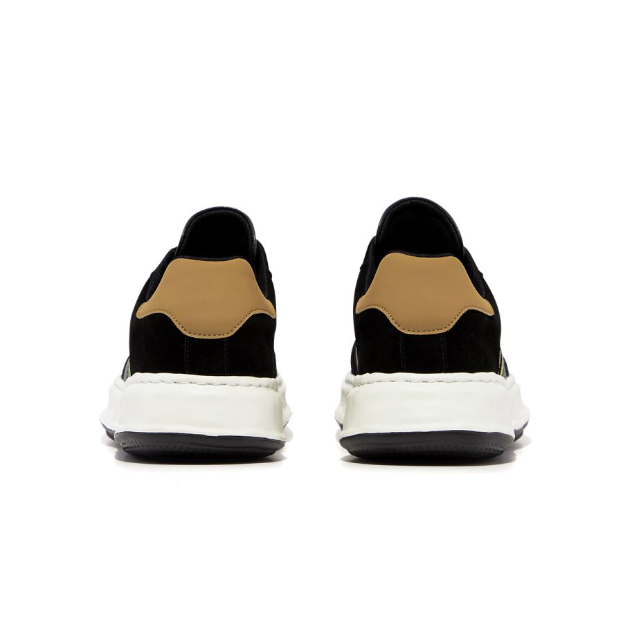 Opp France Lace-Up Suede Casual Black