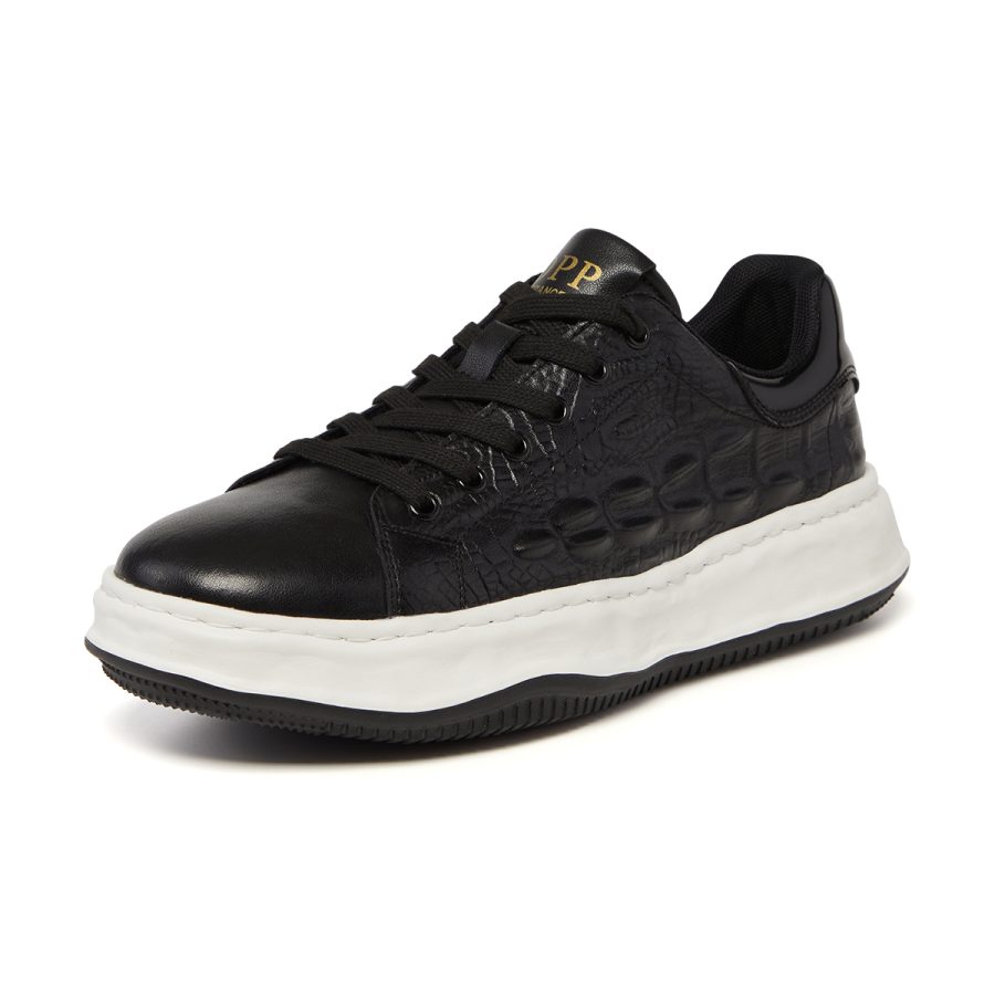 Opp France Lace-Up Suede Casual Black