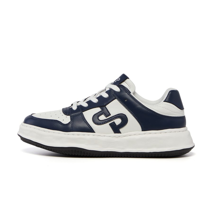 opp france Lace-Up Suede Casual Blue