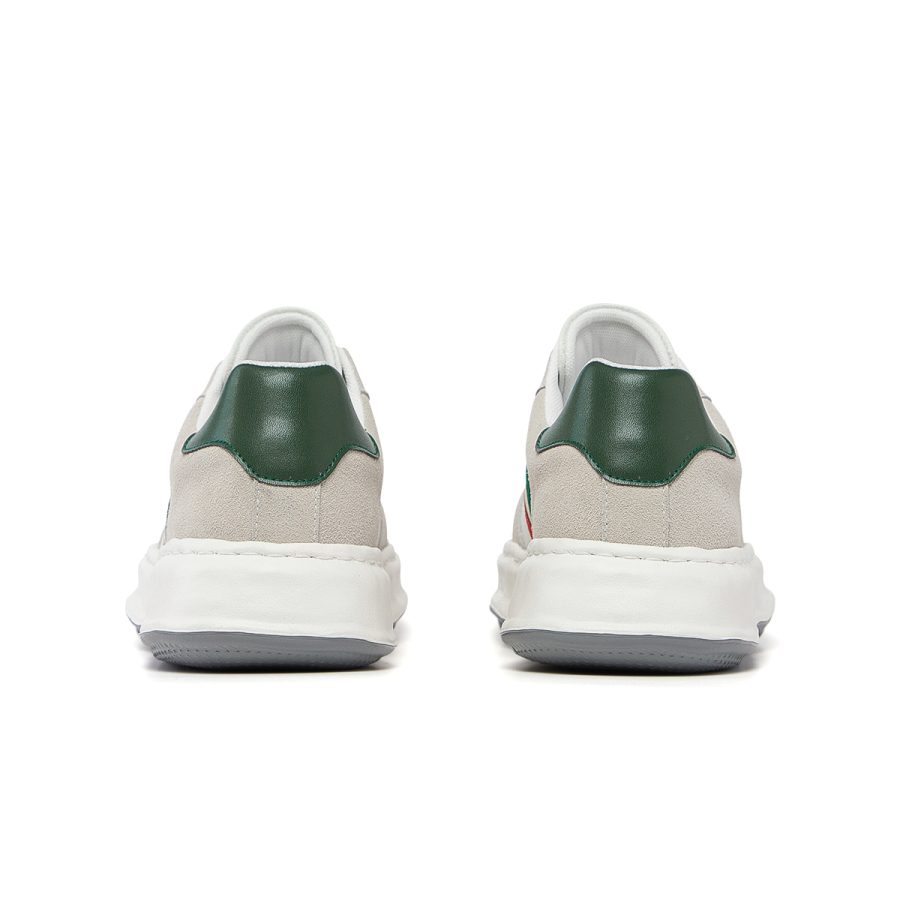 Opp France Lace-Up Suede Casual White